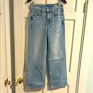 AYR Blue Flare Wide Leg Jeans High-Rise